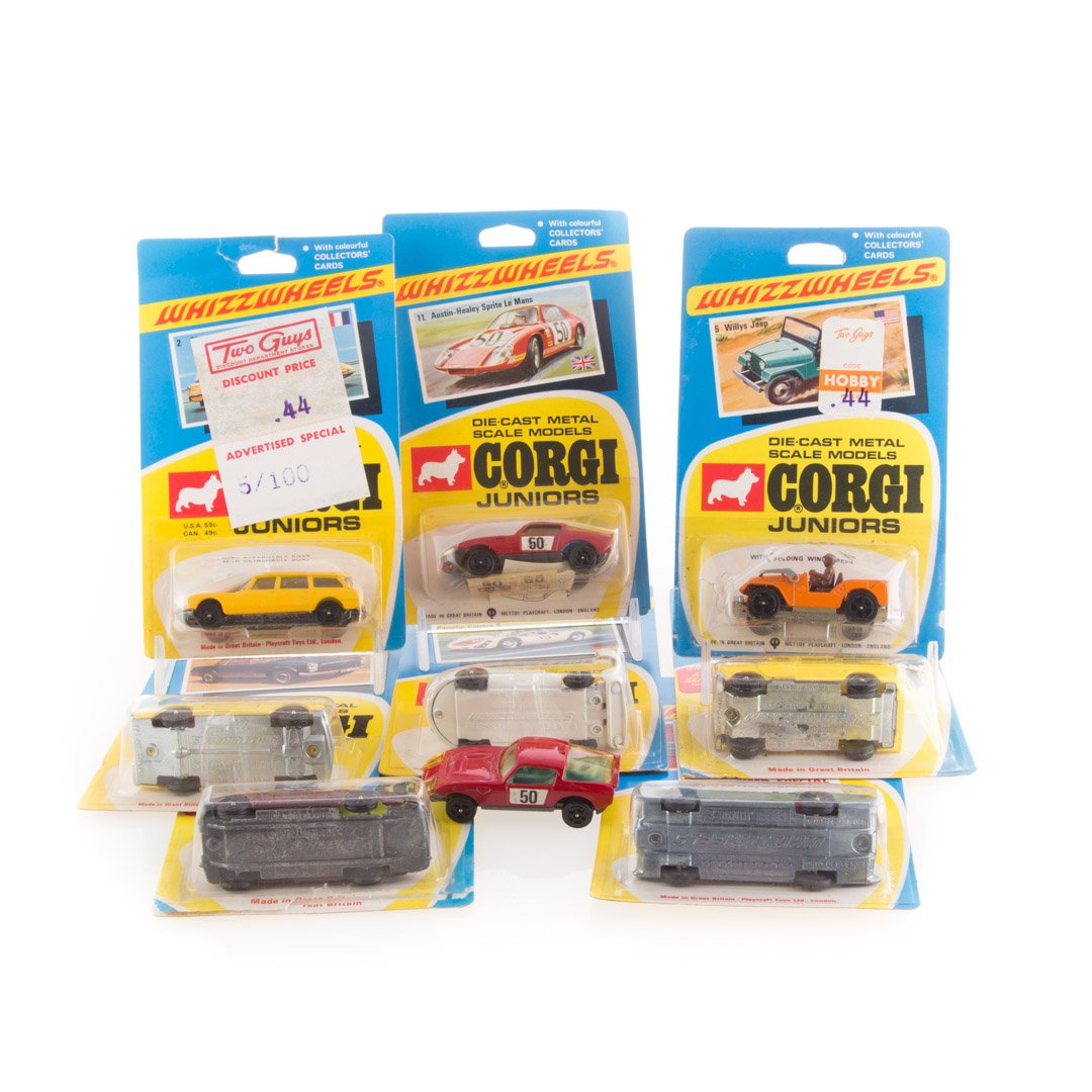 Nine Corgi Junior Whizzwheels (1 of 3)