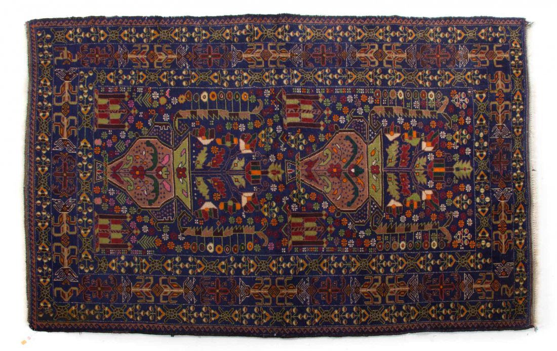 Afghani tribal rug, approx. 4.4 x 7 (1 of 1)