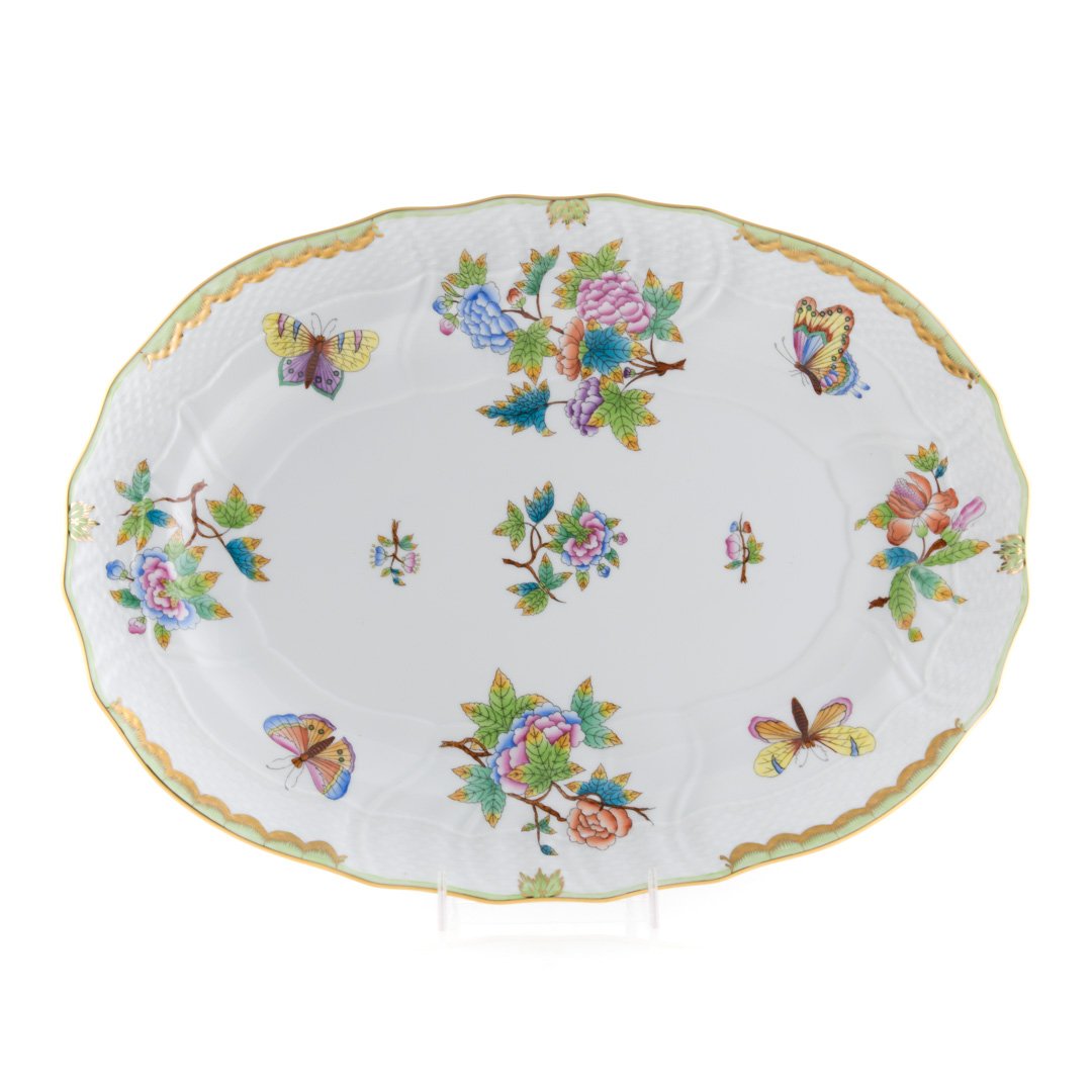Herend porcelain Queen Victorian platter (1 of 5)