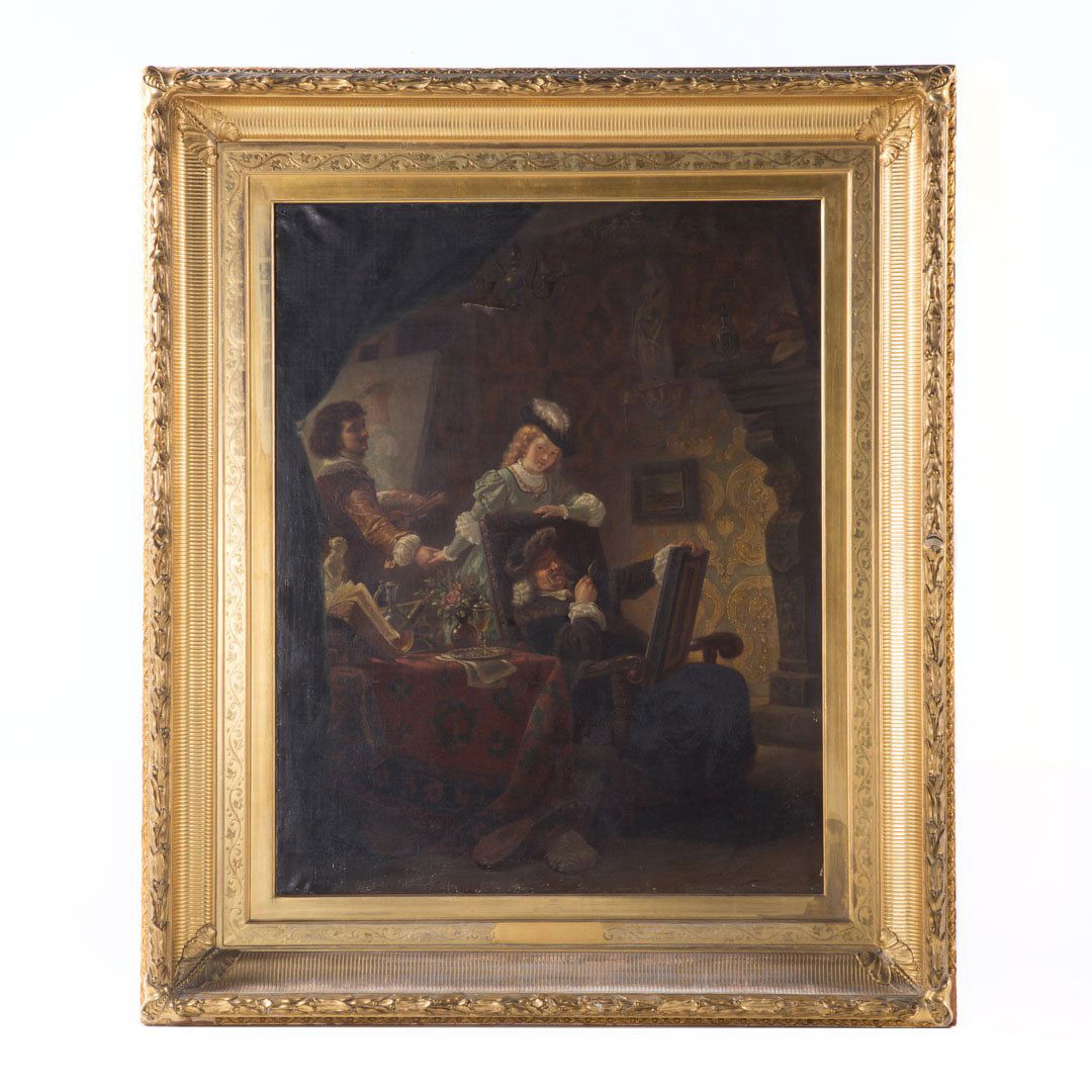 Eberhard Stammel. The Connoisseur's Daughter, oil (1 of 4)