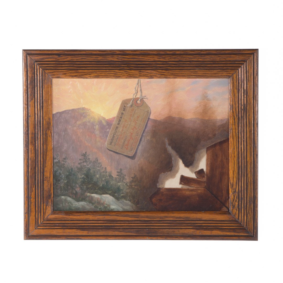 Gayle Tate. Trompe l'oeil: Metropolitan Museum (1 of 3)