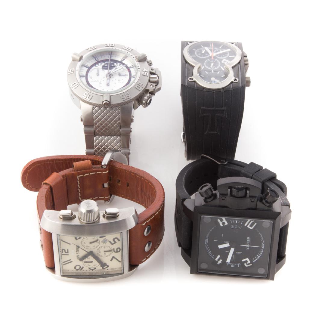 Four Gentlemen's Fashion Watches (1 of 4)