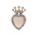 A Lady's Opal and Diamond Ring in 18K Gold