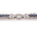 A 18K White Gold Diamond & Sapphire Bracelet - 3
