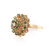 A Pair of 14K Gold Emerald and Diamond Rings - 2