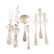 Stieff "Rose" sterling serving flatware 7 pieces