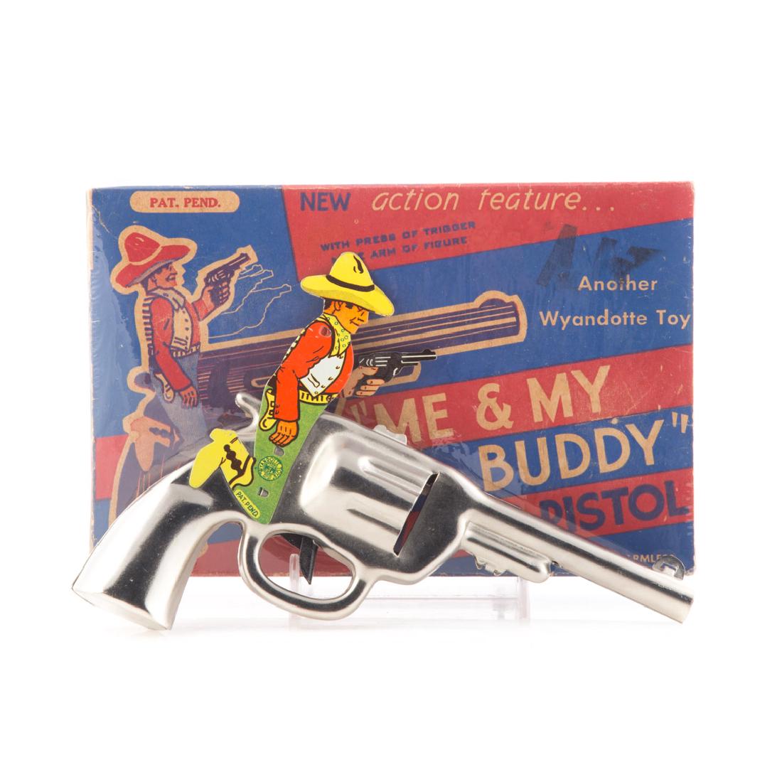 Wyandotte Me and My Buddy clicker pistol: in original box, a near mint toy