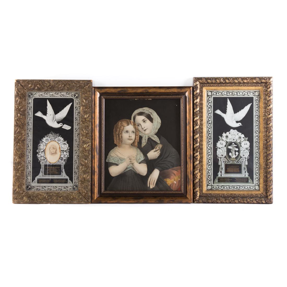 Post Mortem framed 19th century art (1 of 8)