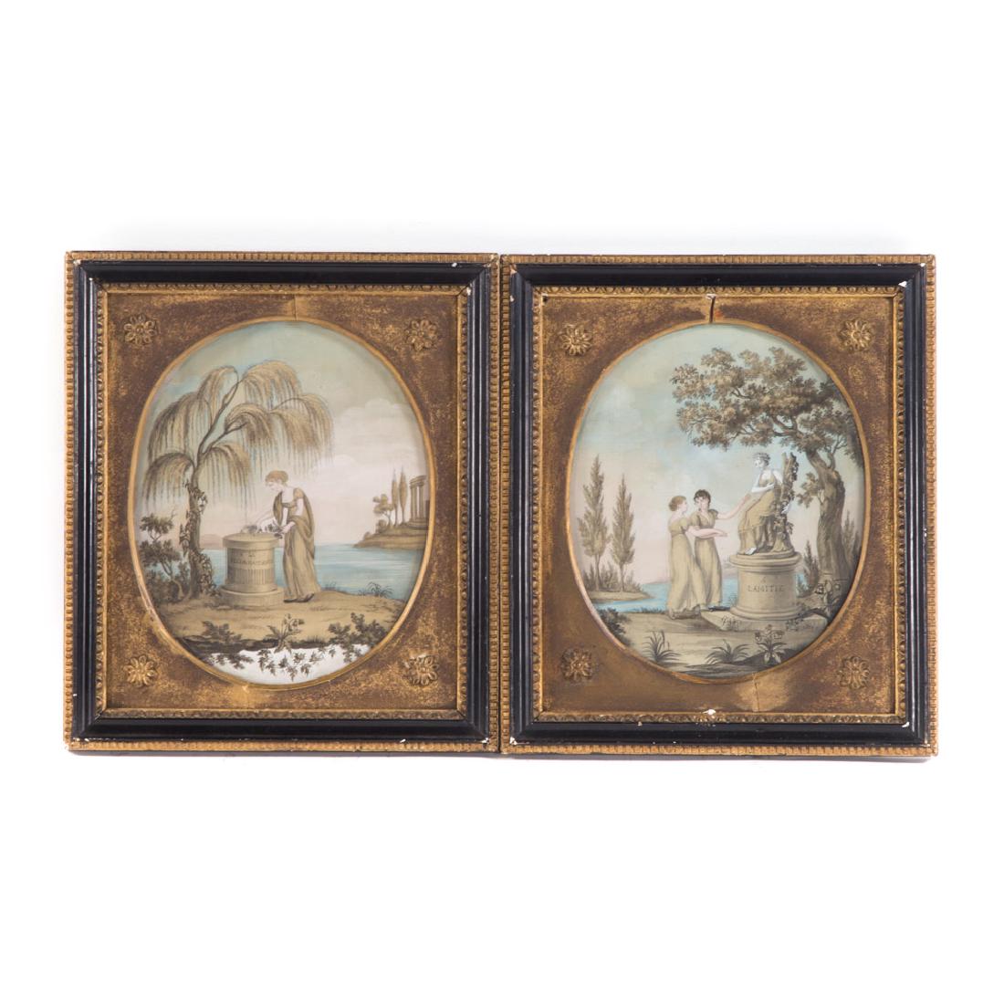 Post Mortem. Grieving cloth prints (French) (1 of 4)