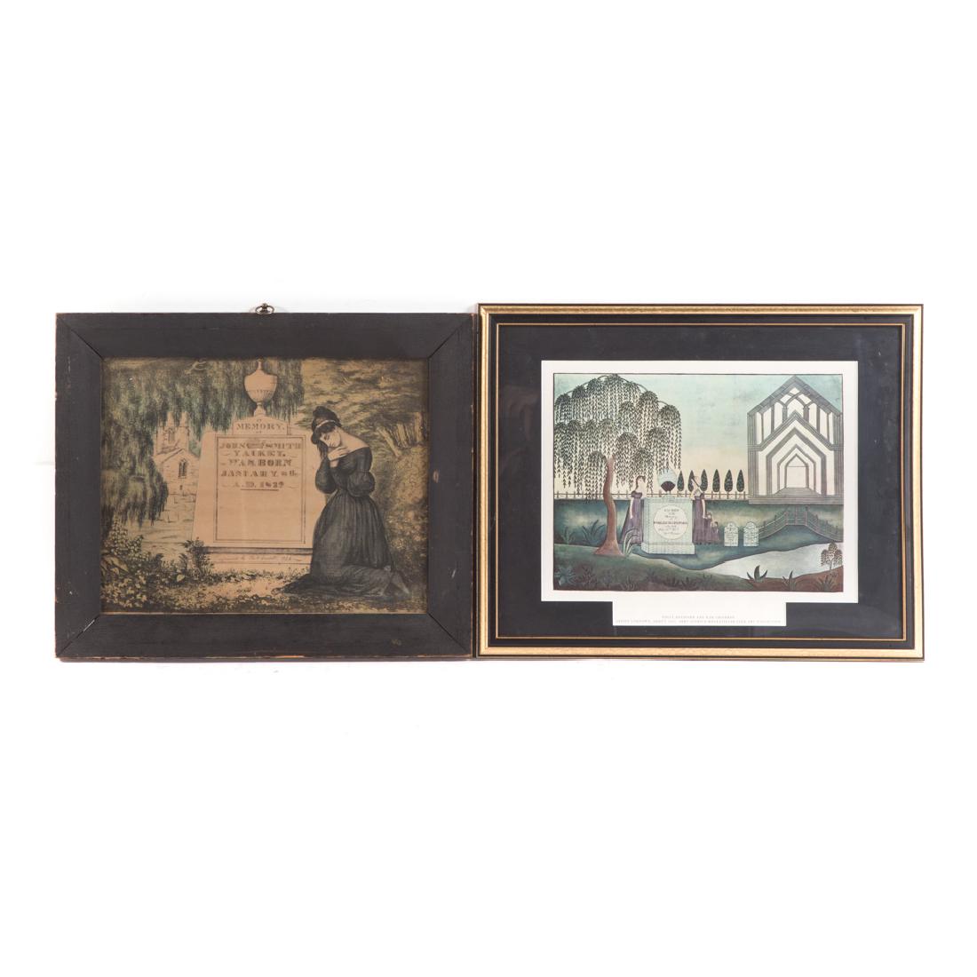 Post Mortem. Three lithos, 19th century (1 of 5)