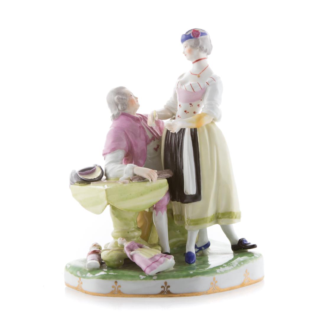 Austrian porcelain figural group (1 of 5)