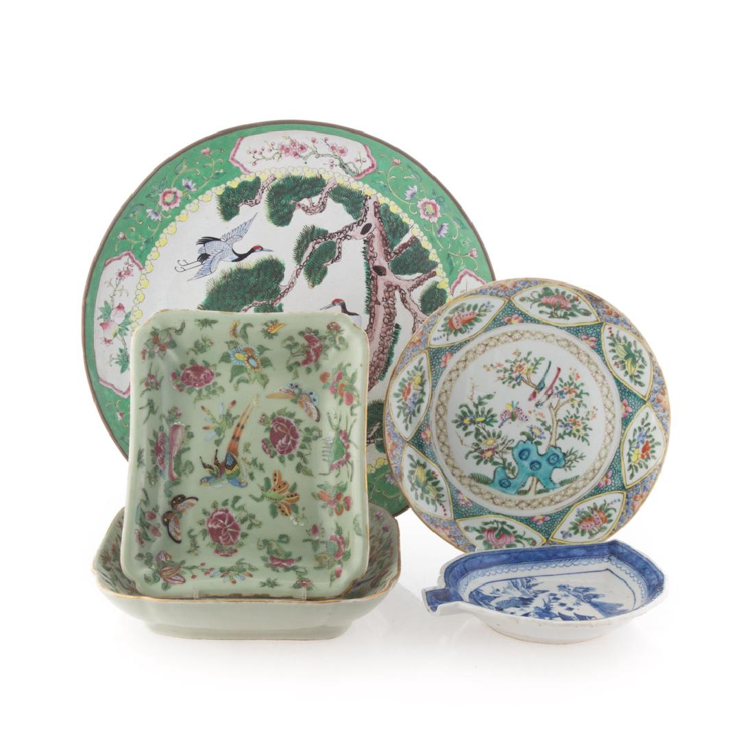 Five assorted Chinese Export articles (1 of 6)