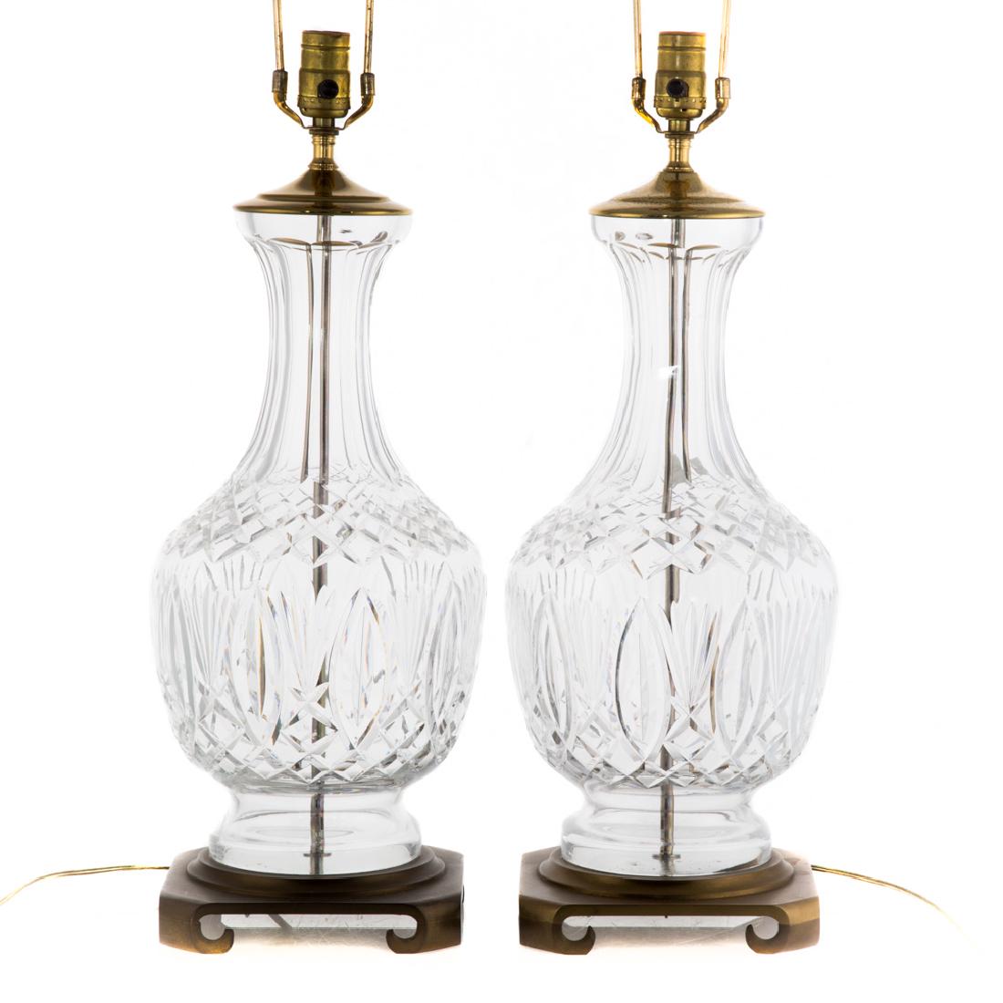 Pair of Waterford crystal lamps (1 of 2)