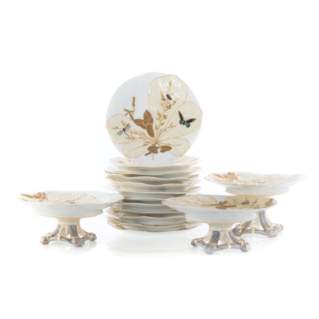 Gaspard Roberts porcelain partial dessert service (1 of 8)