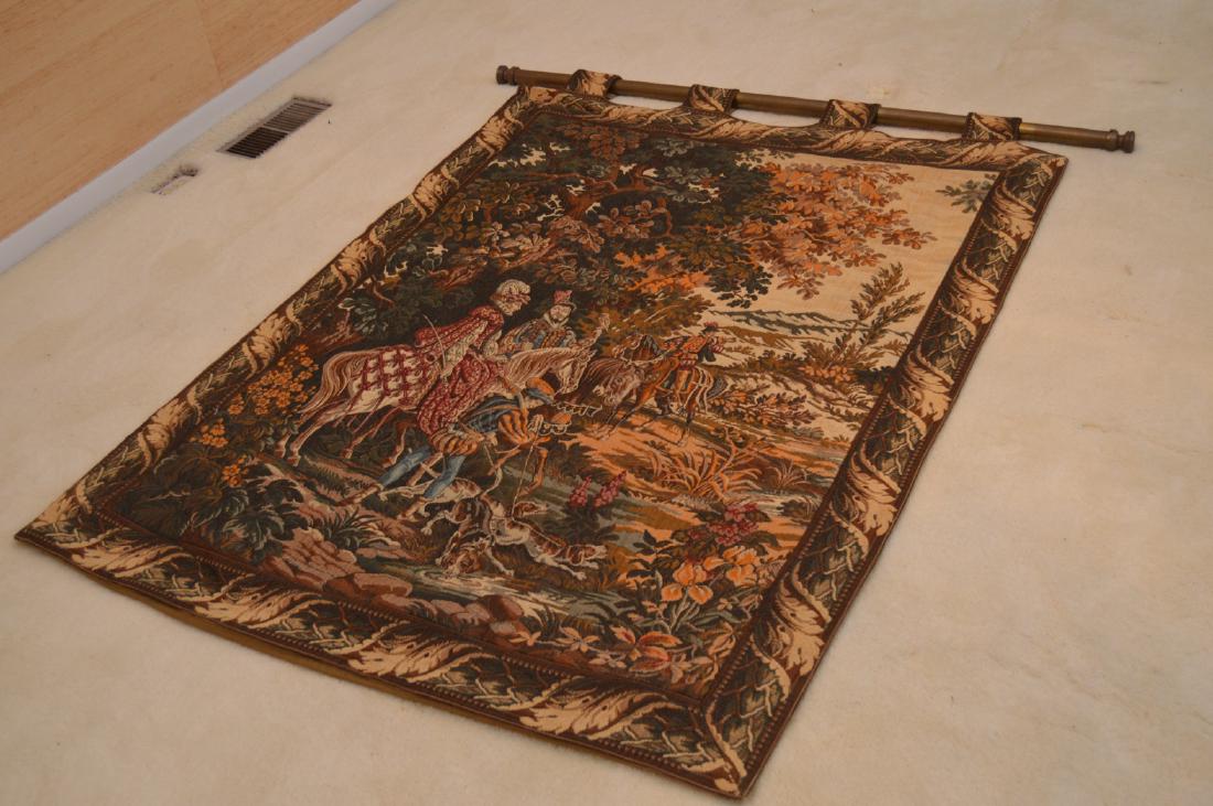Vintage Machine made french tapestry Wallhanging (1 of 5)