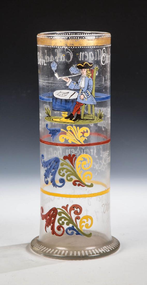 Stangenglas mit Pfeifenraucher (1 of 1)