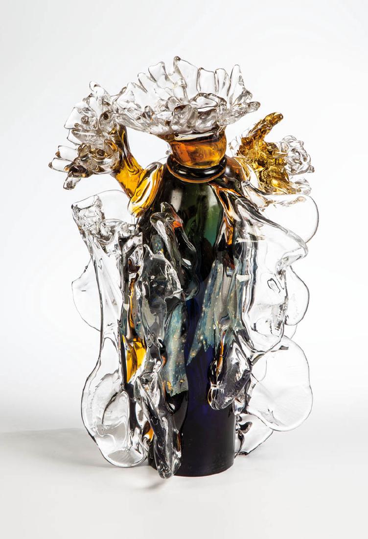 Glasobjekt ''Kaktusblüten'' (1 of 1)