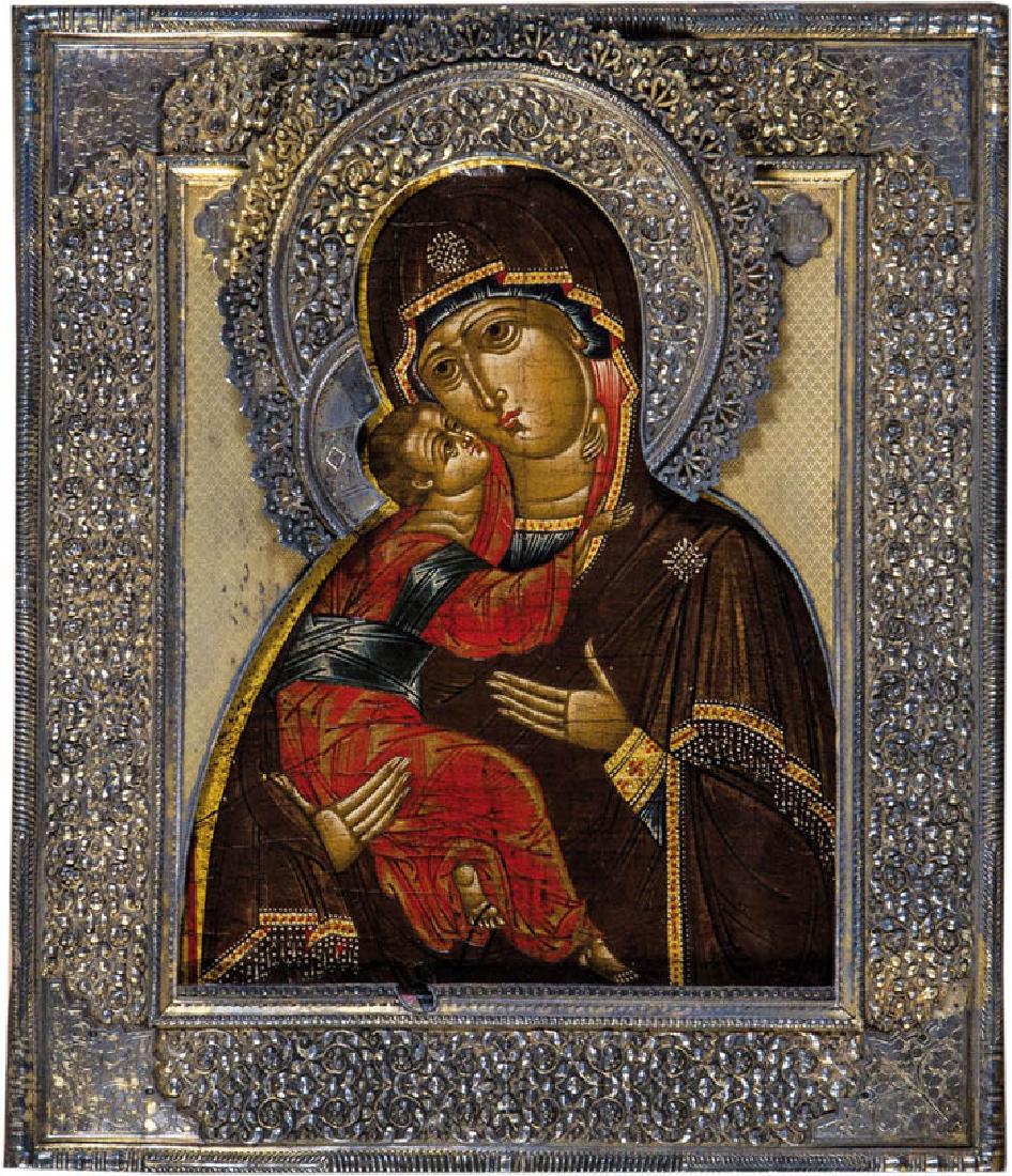 Gottesmutter von Wladimir (Wladimirskaja) mit (1 of 1)