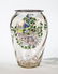Seltene Vase mit Pfau