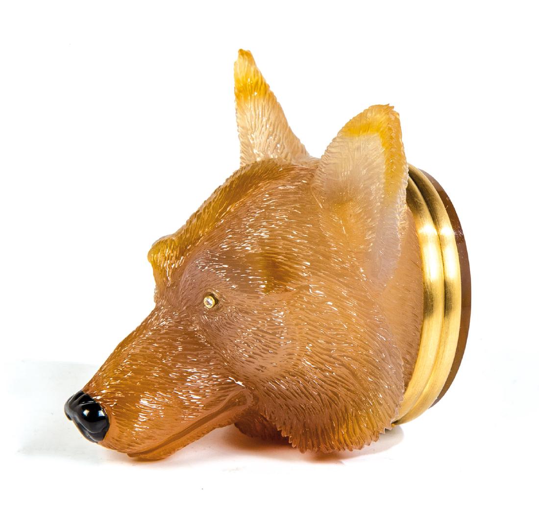 Zierdose ''Wolfskopf'' aus Achat (1 of 1)