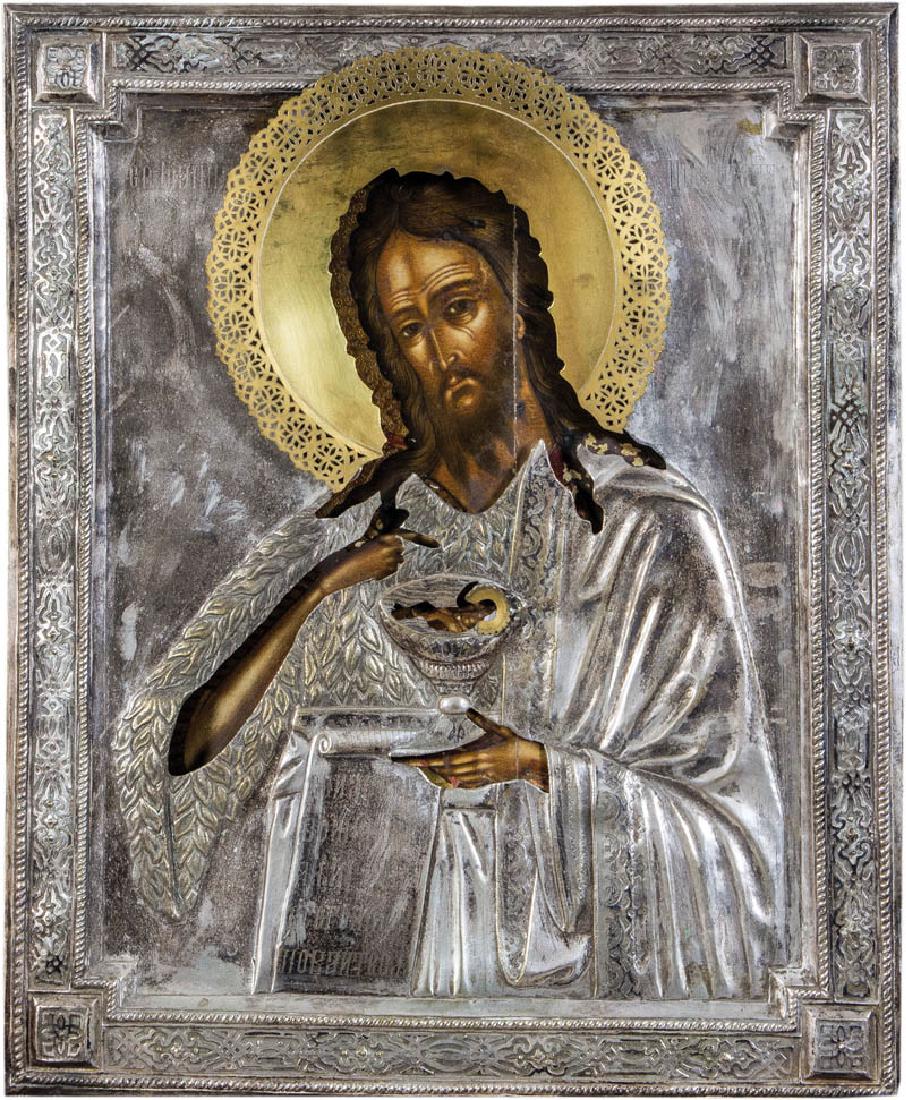 Johannes der Täufer mit Oklad (1 of 1)