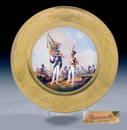 646: Russian Imperial Porcelain St Petersburg plate