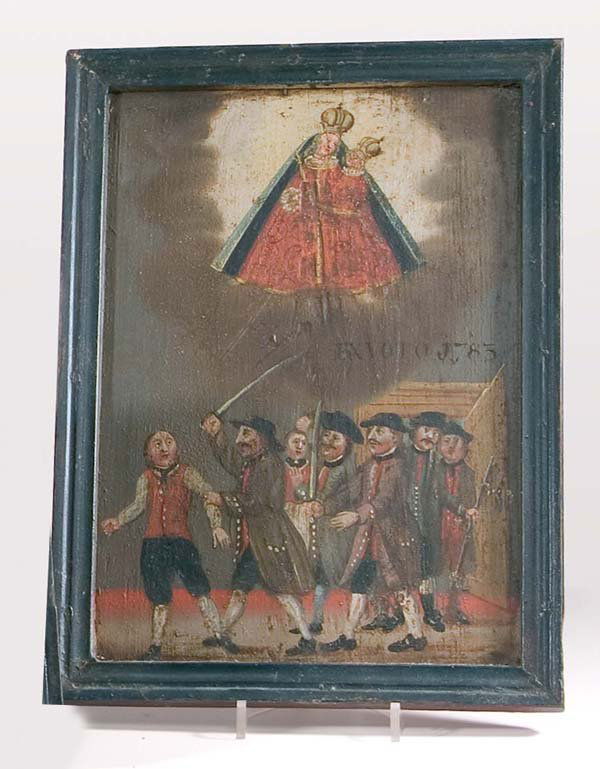 Votivtafel Sueddt. 1783 German votive board (1 of 1)