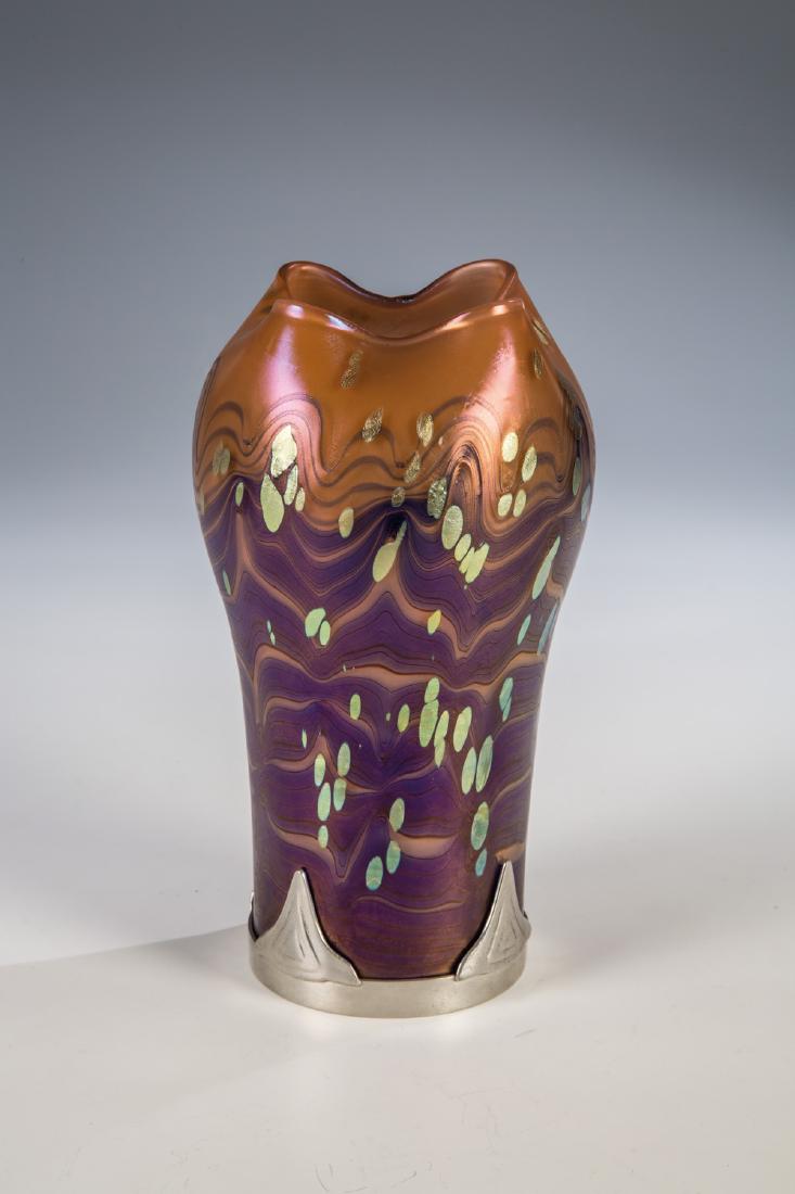 Vase mit Zinnmonterung ''Neurot Cytisus'' (1 of 1)