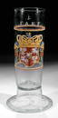 159: Hofkellerei-Passglas Sachsen glass beaker Saxonia