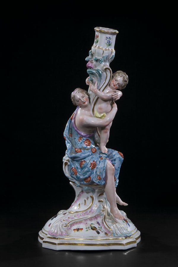 Kerzenleuchter Meissen Candelabra Porcelain