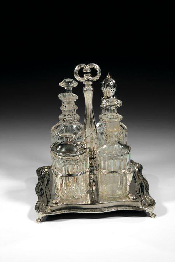 Russian Silver cruet Menage St. Petersburg (1 of 1)