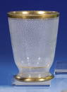 277: Becherglas Josephinenhuette Glass Beaker Vintage