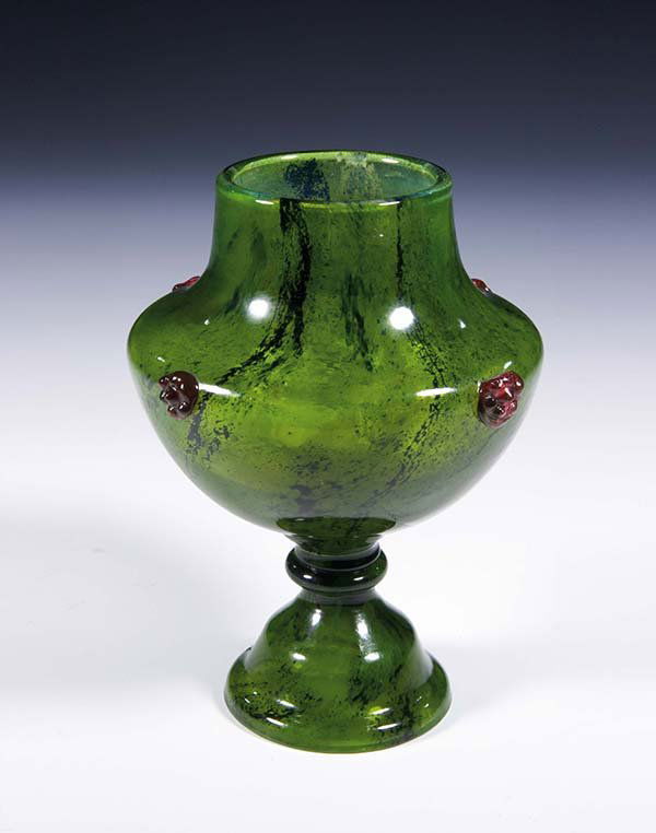 Steinglas Pokal Gallee Glass Goblet Art Deco (1 of 1)