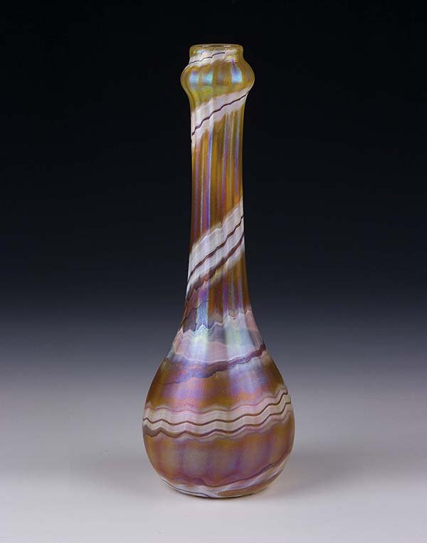 529 Vase Tiffany New York Glass Art Deco Nouveau