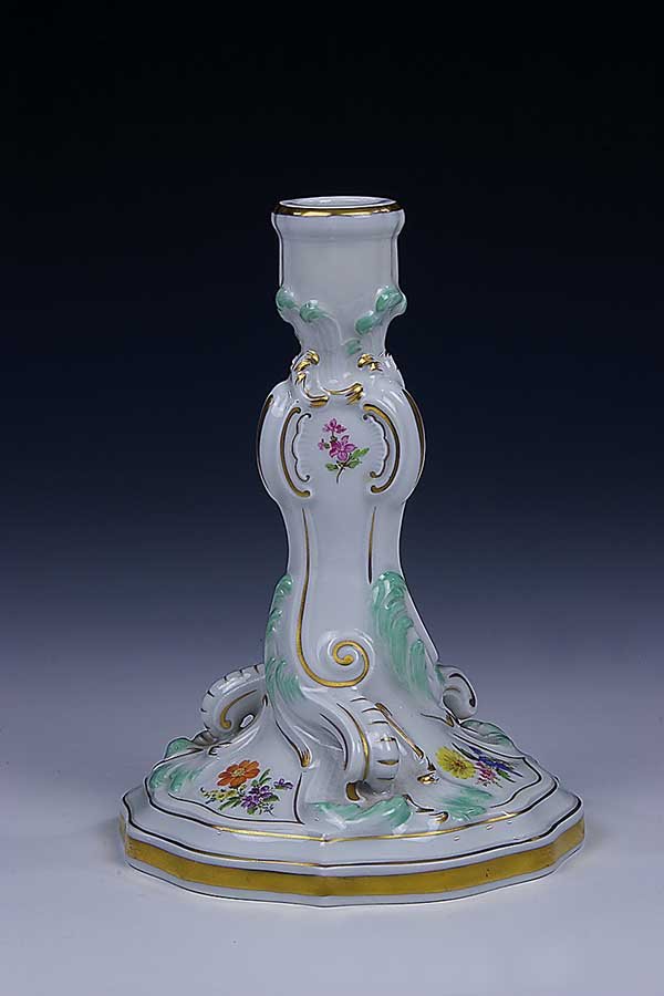 Leuchter Meissen Porcelain Candelstick Vintage