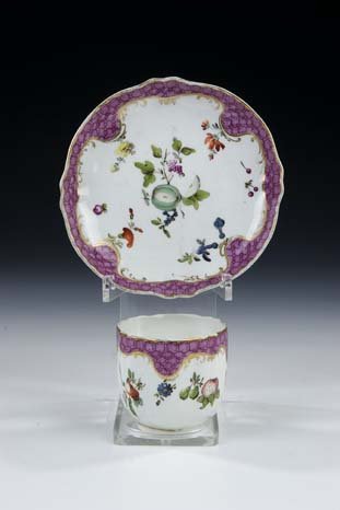 Tasse Untertasse Vienna Porcelain Cup Saucer