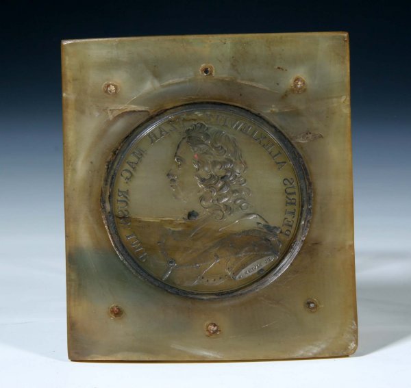 Russia Horn Plaquette Tsar Peter The Great