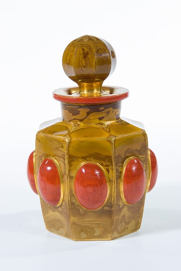 209: Flakon Egermann Stone Glass Flacon M. Stone, and Correia | Perfume bottles