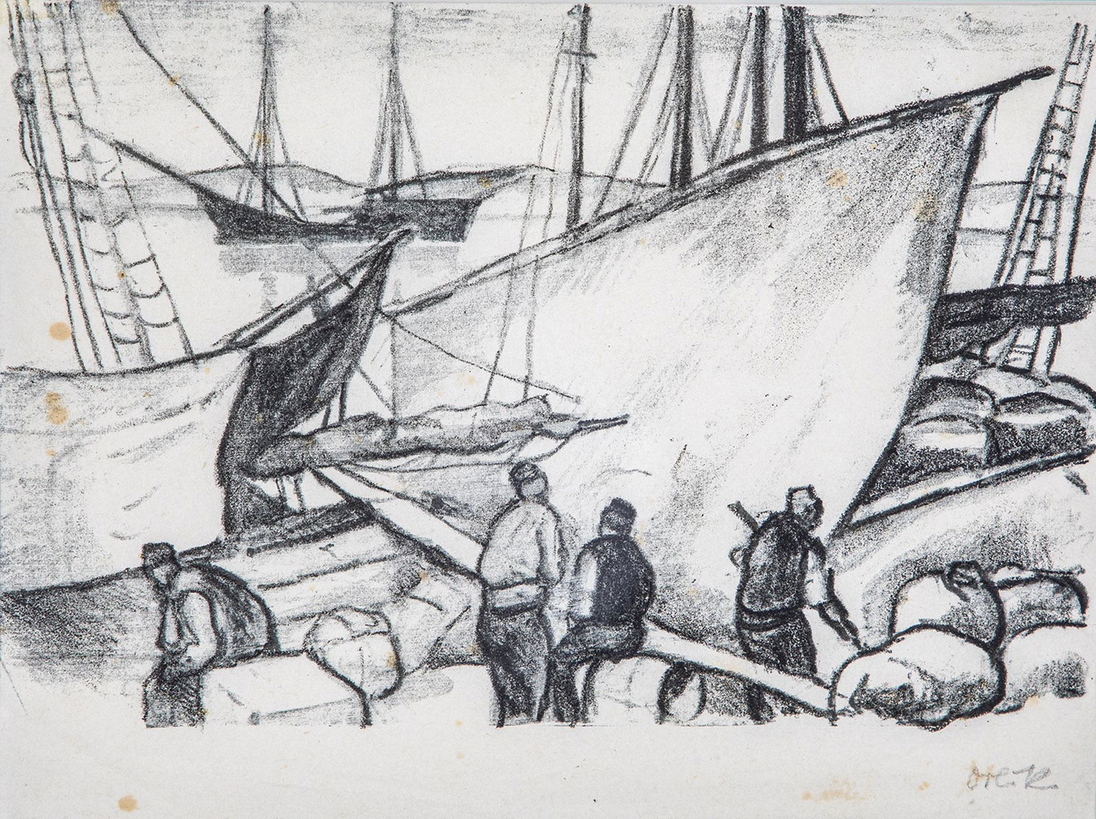 Emil Orlik: Emil Orlik 1870 Prag - 1932 Berlin Konvolut sieben Grafiken: u. a. PortrÃ¤ts von Gerhard Hauptmann, August Gaul, Tilla Durieux. Radierungen auf Papier. Handschriftlich signiert, teilweise nummeriert