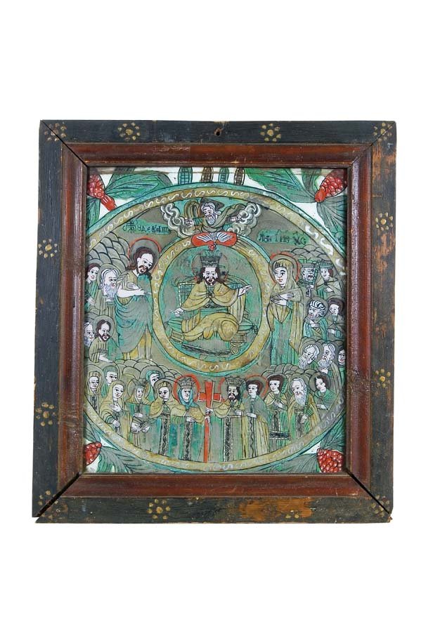 Romania Glass Icon Big Deesis Lancram