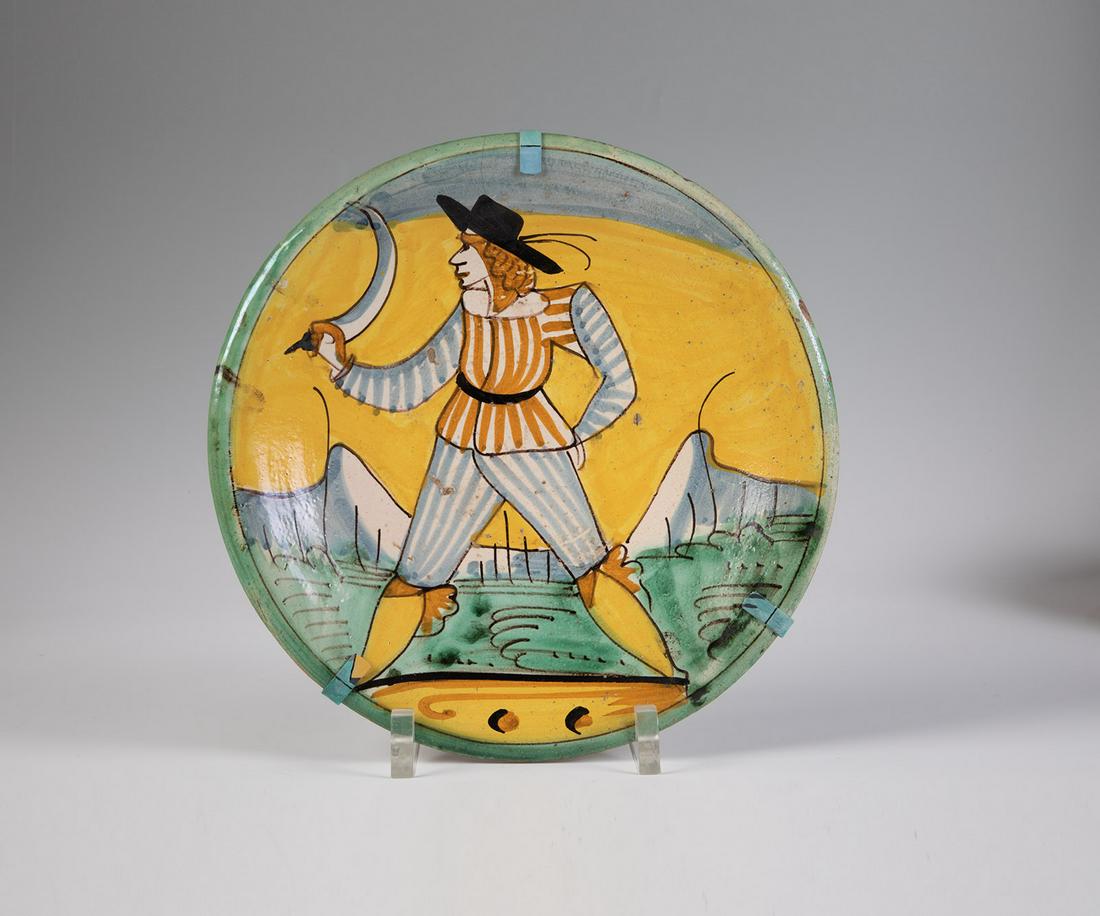 Platte: Mann mit Sichel (1 of 1)