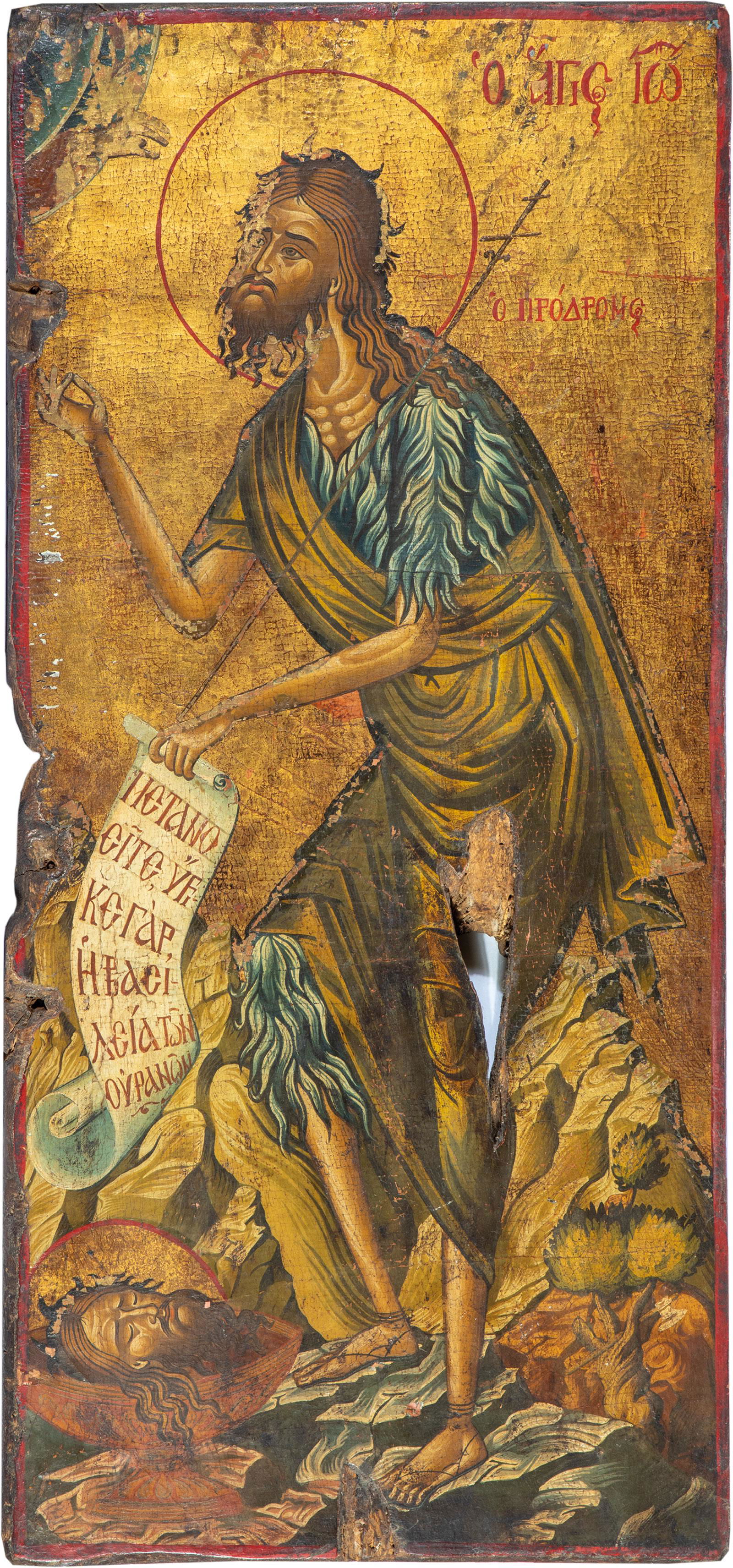 Monumentale Ikone mit Johannes dem Täufer (1 of 1)