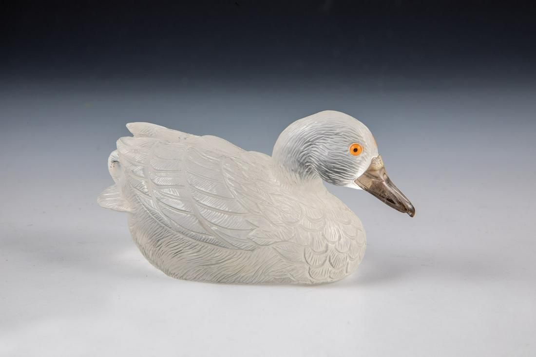 Ente aus Bergkristall (1 of 1)