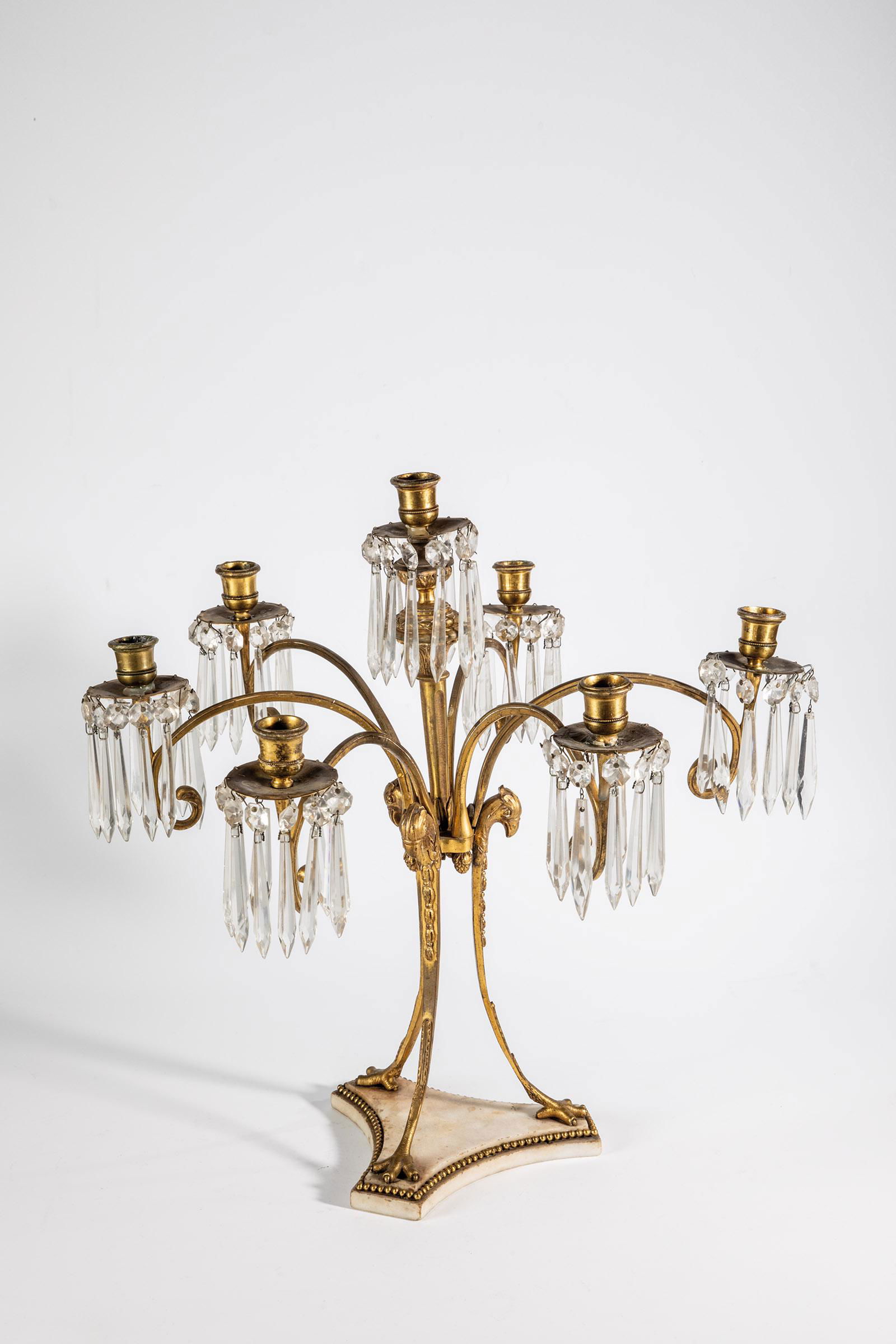 Siebenflammiger Kerzenleuchter (1 of 1)