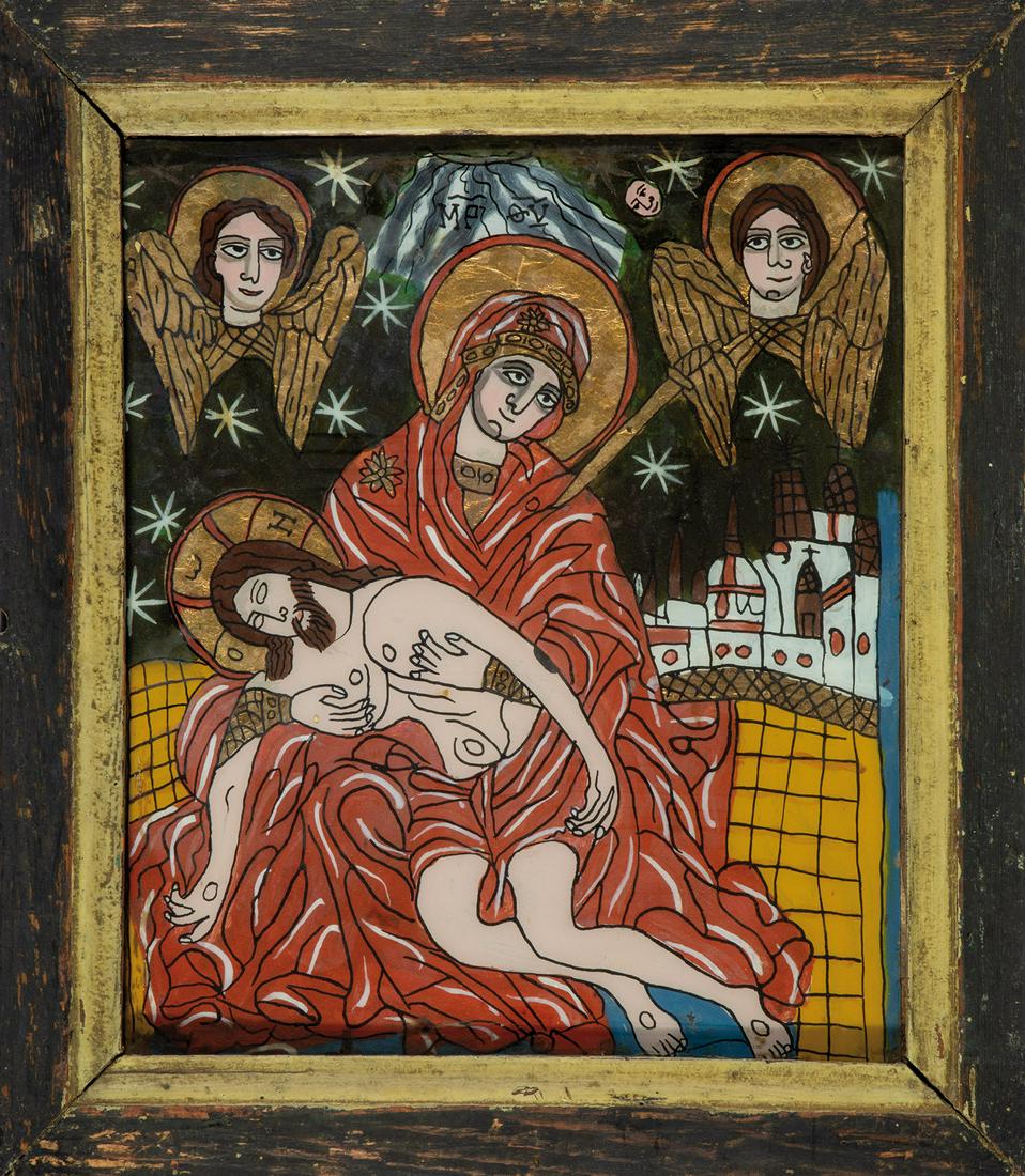 Hinterglasbild: Pietà (1 of 1)