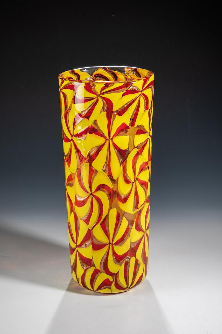 Seltene große Zylindervase ''Stellato'' (1 of 1)