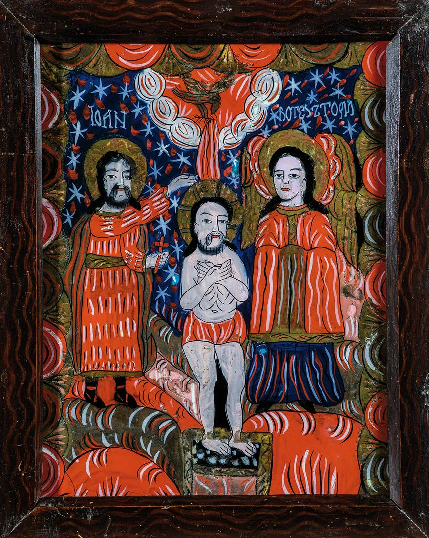 Hinterglasikone mit der Taufe Christi (1 of 1)