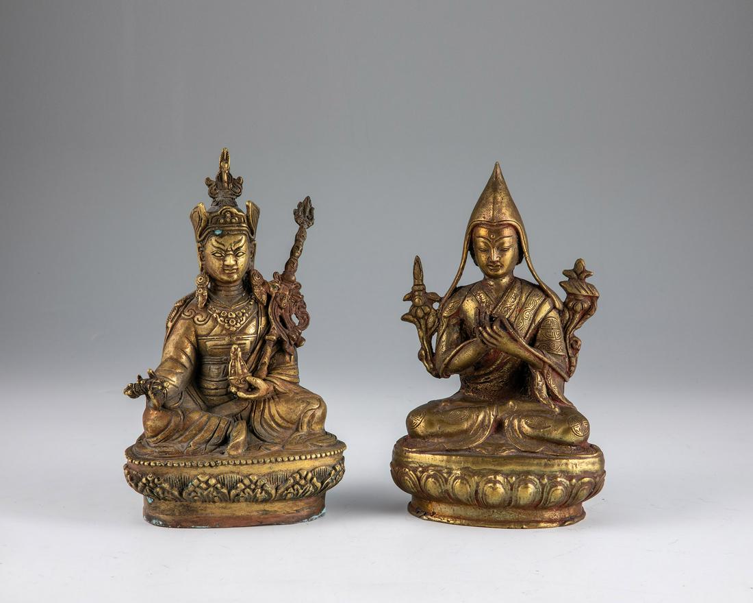 Konvolut: Tsongkhapa und Acarya Padmasambhave (1 of 1)