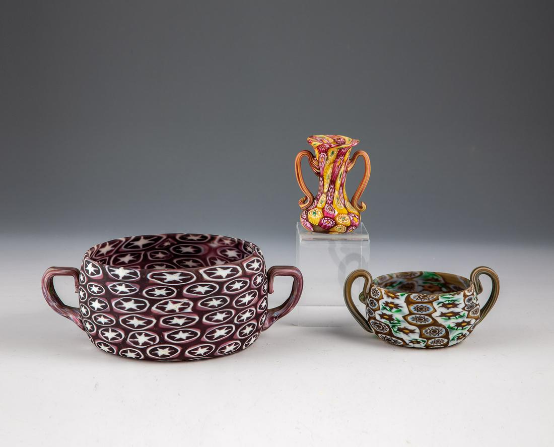 HenkelvÃ¤schen und 2 kleine Henkelschalen ''Murrine'' (1 of 1)