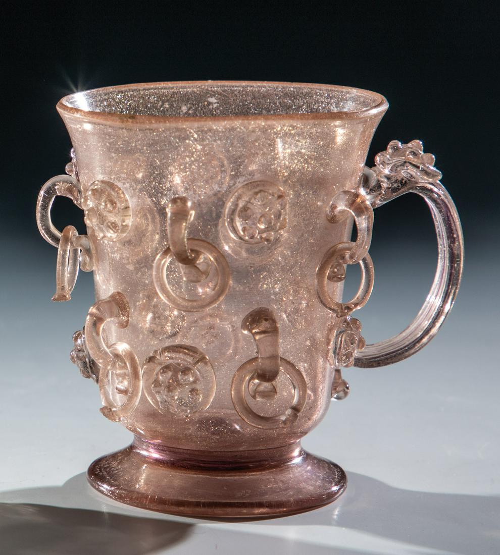 Seltener Ringelbecher mit Henkel (1 of 1)